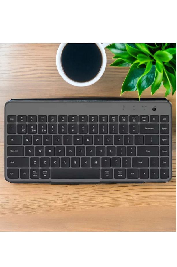 Mi Klavye Tuşlu Taşınabilir Çift Modlu Bluetooth Klavye Kablosuz Klavye Dual Mode Çift Mod - 4