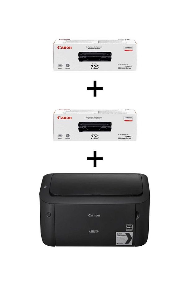 Mono Laser Yazıcı LBP6030B+2Toner Siyah 1Adet Demo Toner+2Adet Orj. Kutulu Toner Çıkar. - 1
