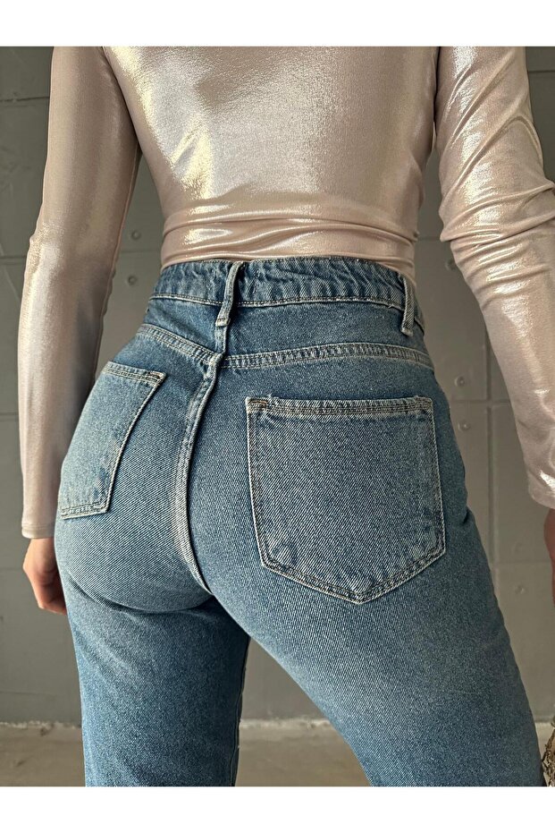 ZEO BASİC TAŞLI STRAIGHT JEAN TİNT - 8