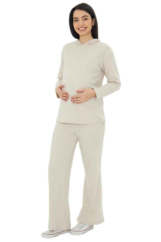 - Myra9610 - Örme Hamile Alt Üst Takımı - 2