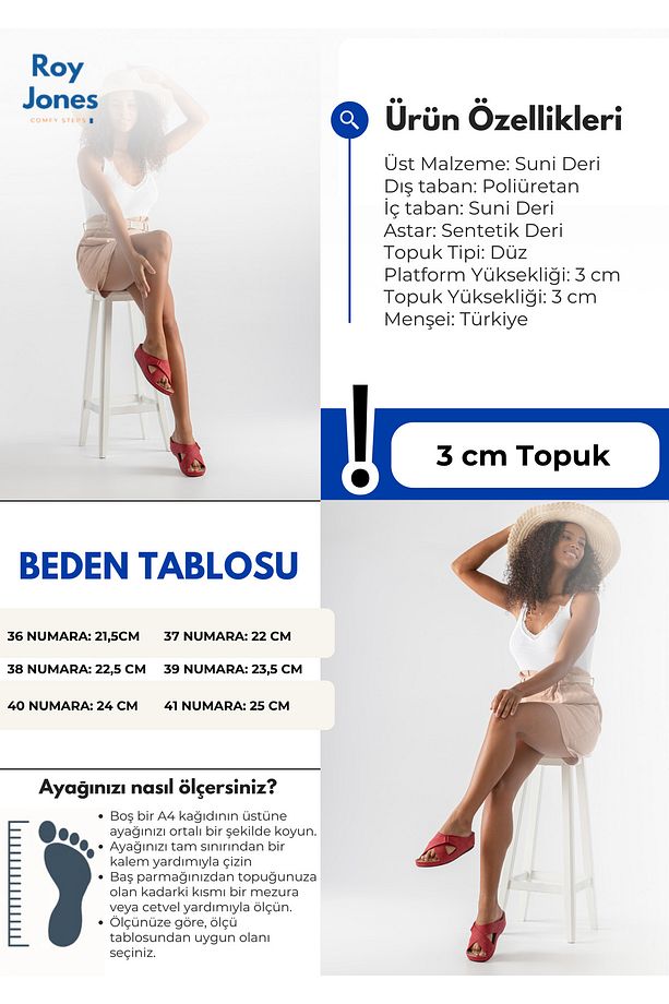 Kadın Ortopedik Çapraz Cırtlı Ayarlanabilir Üst Detay Konfor Modeli Günlük Terlik Yumuşak - 6