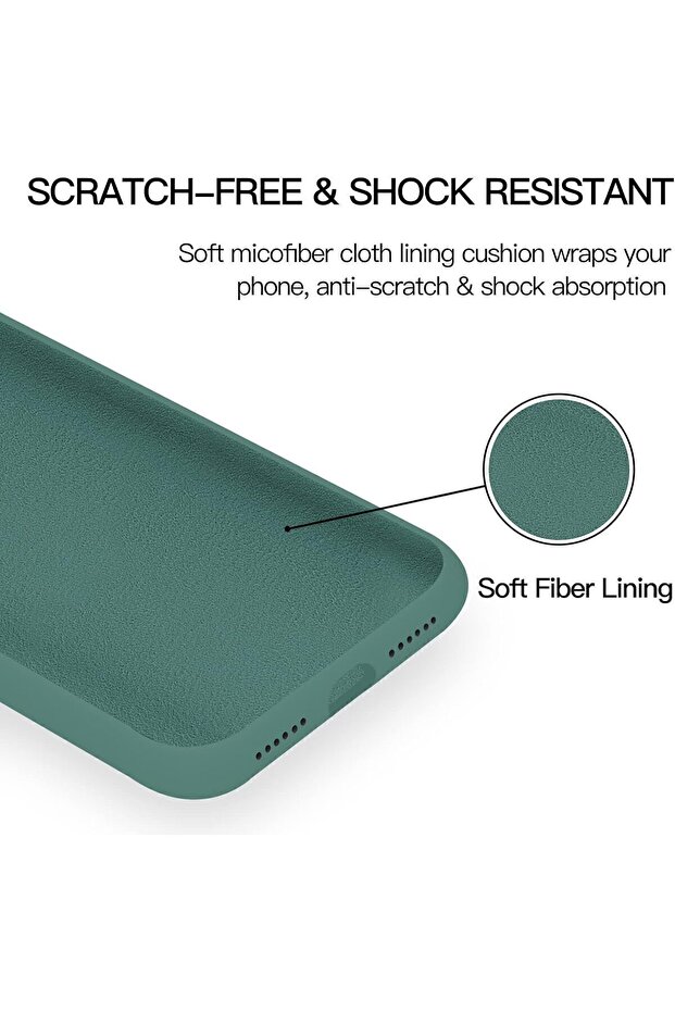 حافظة هاتف بشعار iPhone 11، مصنوعة من السيليكون الفاخر الناعم، وبطانة من الألياف الدقيقة، متينة - 2