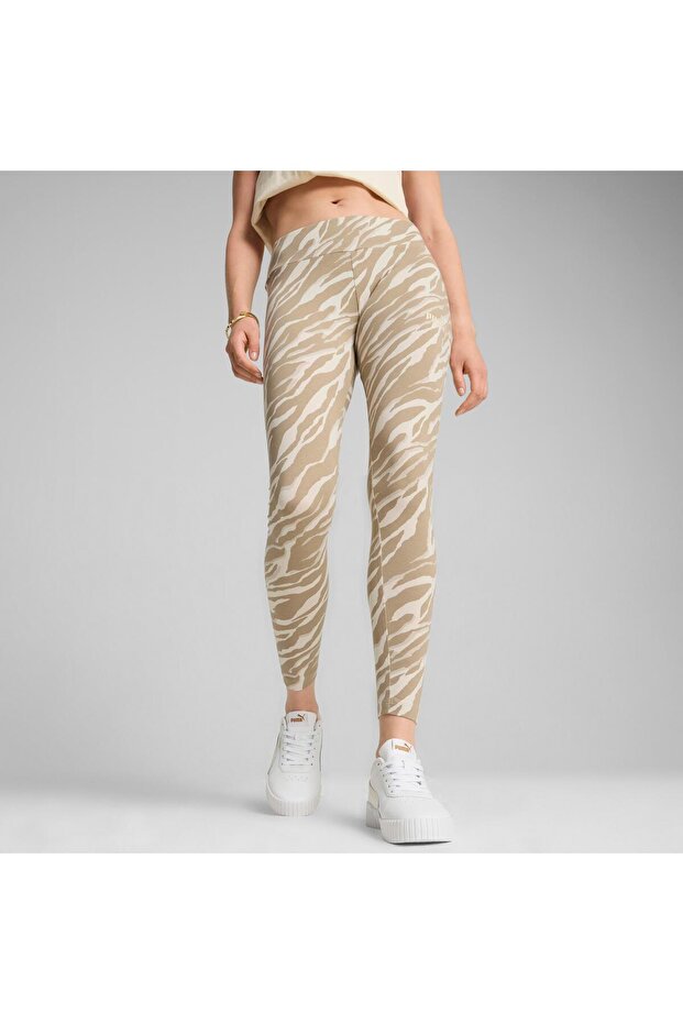 Ess+ Animal Aop - Alpine Snow Leggings