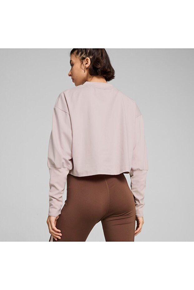 STUDIO CLOUDSPUN CREW - SHORT Mauve Mist - 4