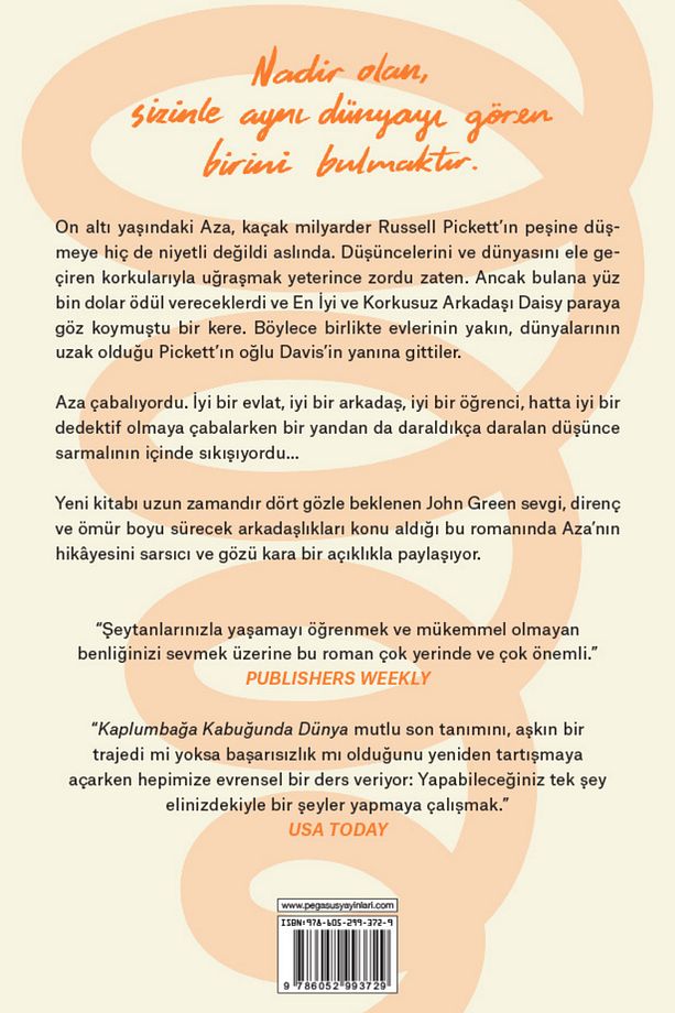 Kaplumbağa Kabuğunda Dünya (Ciltli) - John Green - 3
