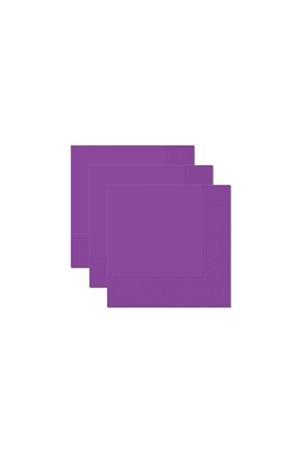 Plain Purple Napkin 20 Pieces