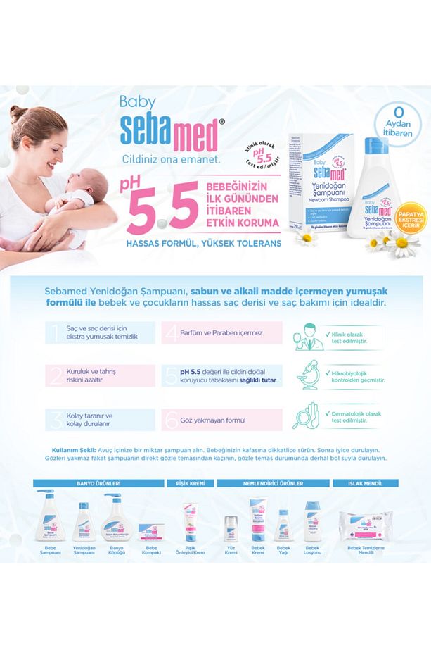 Bebek Bebe Şampuanı Ve Sabunu Kompakt 500 Ml+ 20 Ml 100 Gr + 20 Gr (seyahat Boy Hediye) - 6
