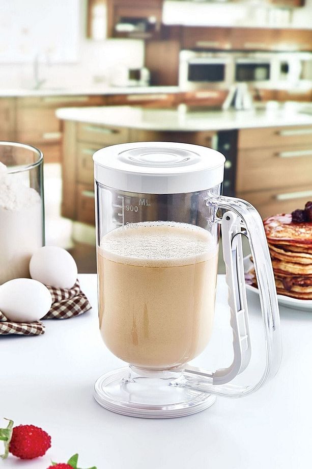 Pratik Hamur Dağıtıcı Pancake Krep Muffin Kolay Akıtma Kabı - 1