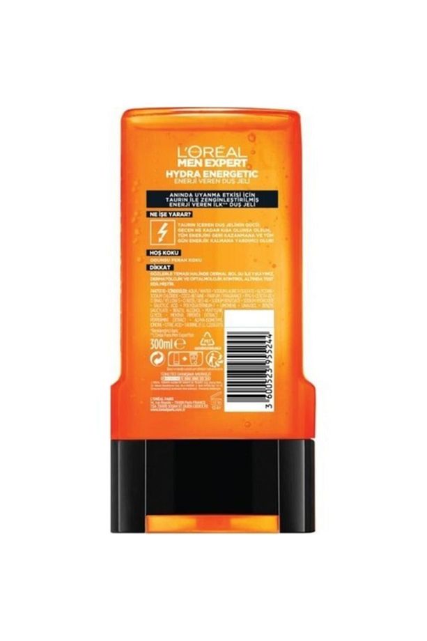 L'oréal Paris Men Expert Hydra Energetic Taurin Içeren Duş Jeli 300 Ml 5'li Set - 3