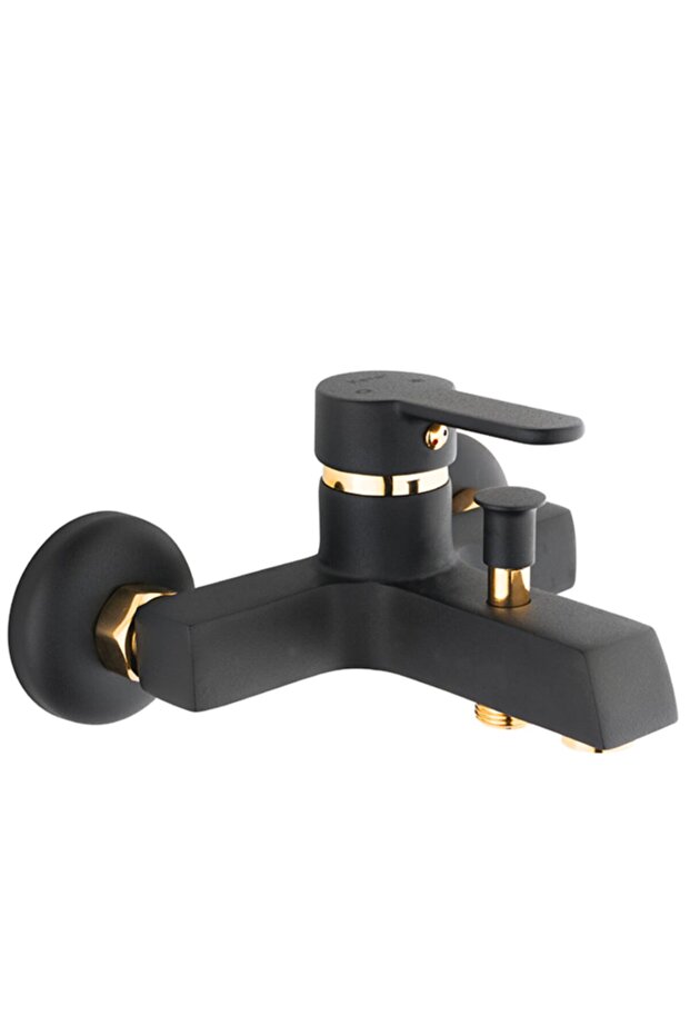 Square Style Mix Black Bathroom Faucet