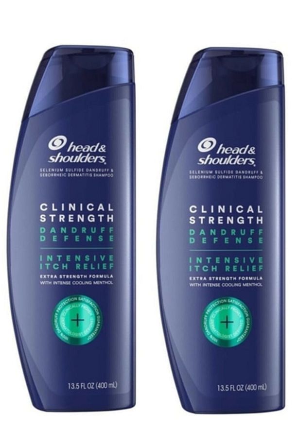 Head & Shoulders Clinical Strength Mentollü Şampuan 400 ml X 2 Adet - 1