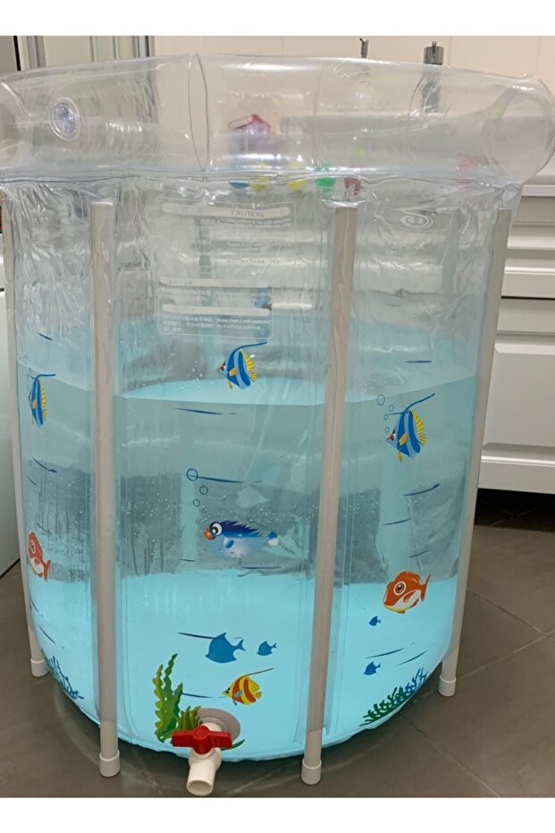 Bebek Aktivite Havuzu Sarı Simitli Set - 1