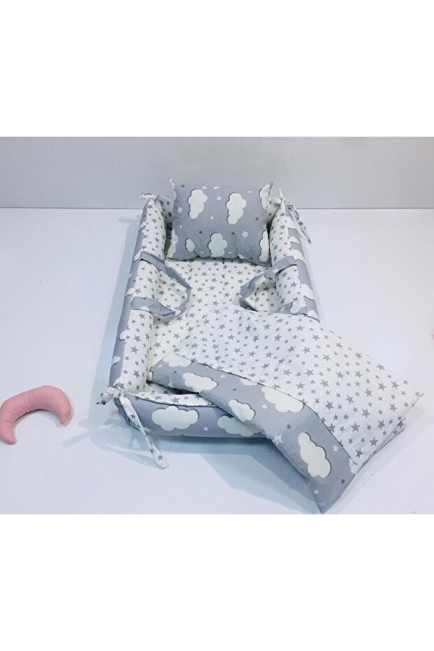 Plain Gray Cloudy 3 Piece Set - 1