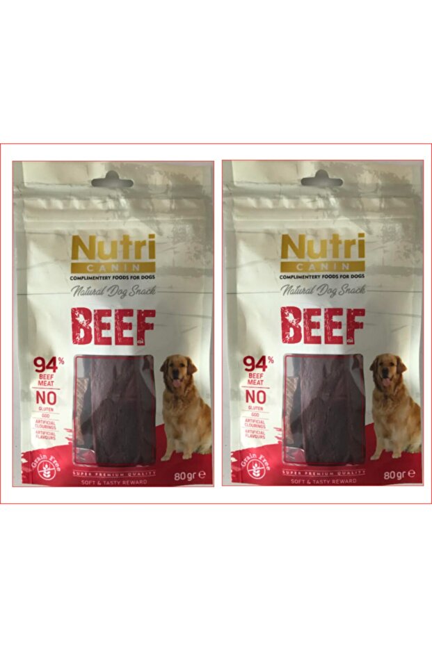 Nutrı Canın Beef Köpek Ödülü 80 Gr X 2 Adet - 1