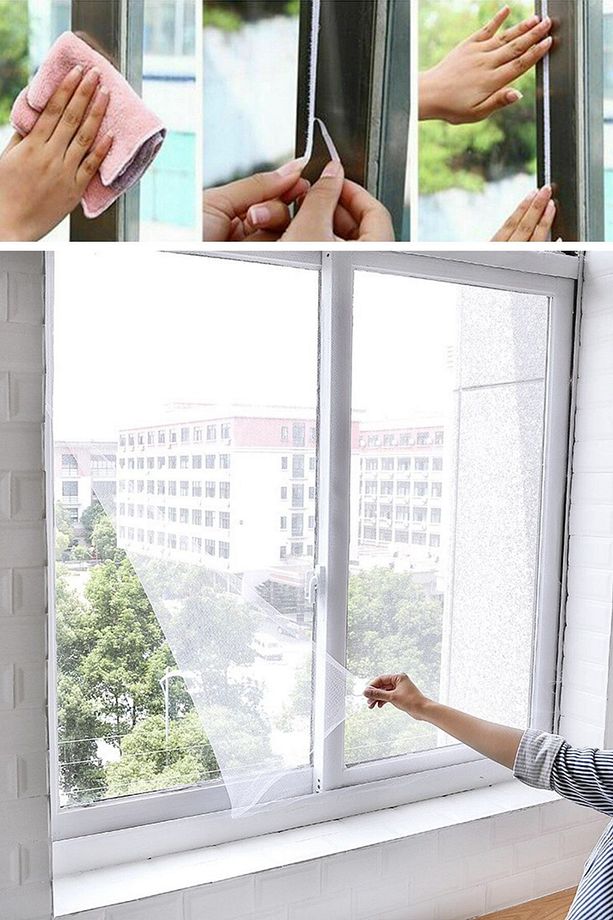 Çift Camlı Pencere Uyumlu Çift Kanat Pencere Sinekliği - 1