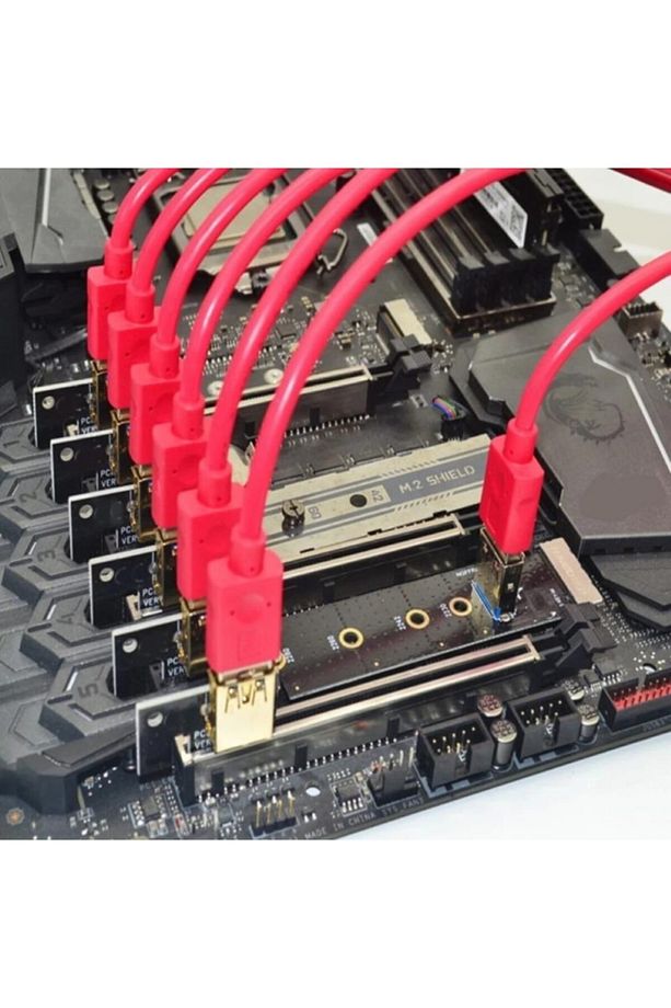 4444 Ngff M2 Ssd To Usb 3.0 Pci-e 1x 16x Çevirici Dönüştürücü Riser Kart Adaptörü - 5