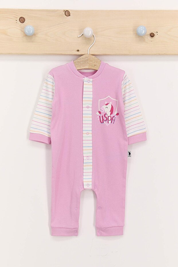 Pink Baby Girl Romper