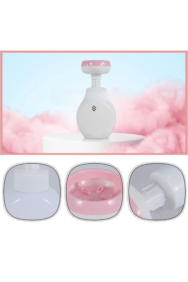 Çiçek Şekilli Köpük Çikaran Basmali Sabunluk Sıvı Sabunluk 100 ml - 4