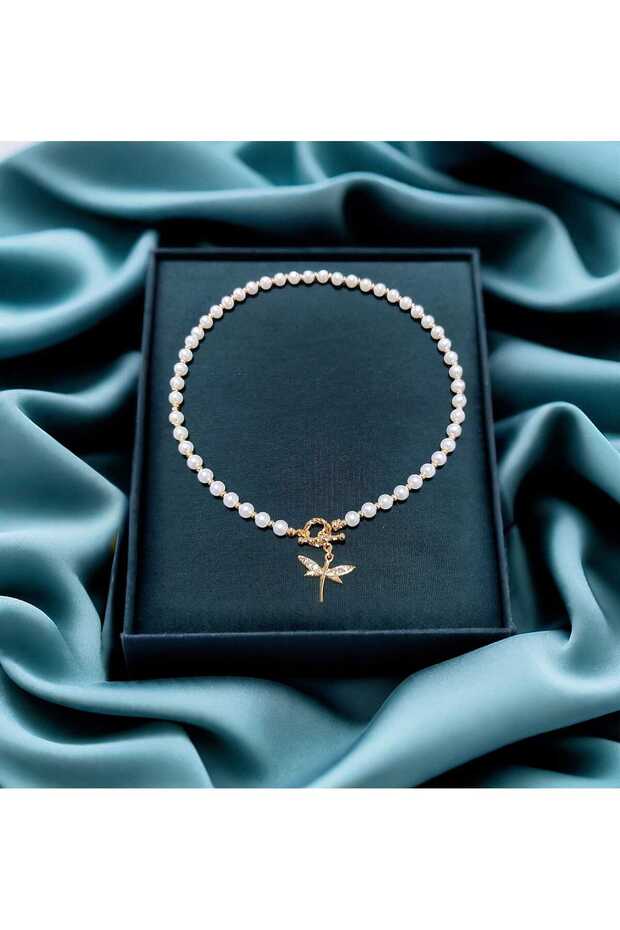 DRAGONFLY İNCİ KOLYE - 2