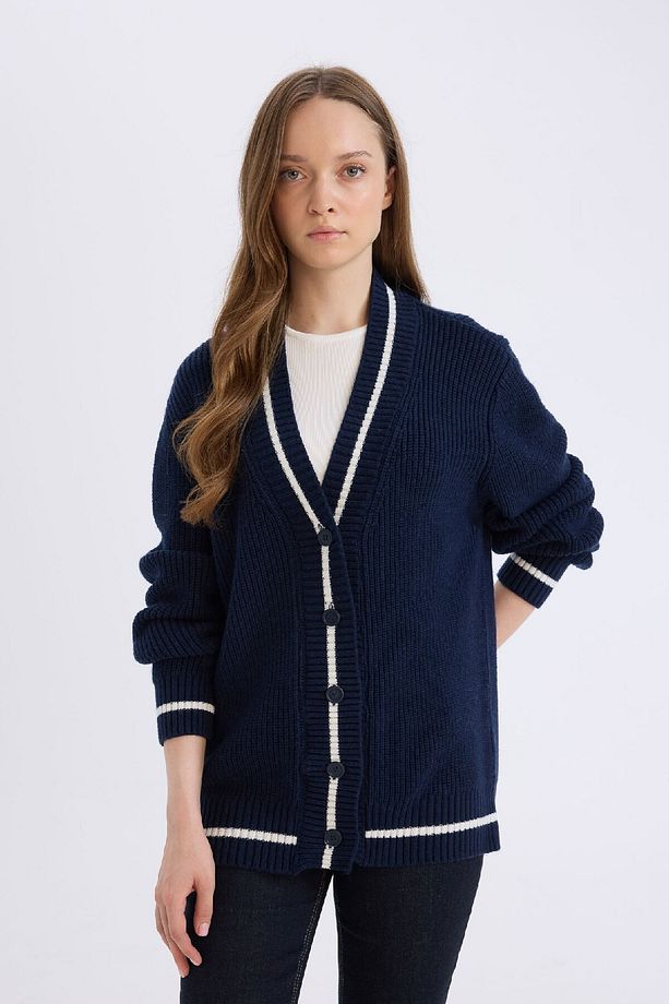 Regular Fit V Yaka Hırka D5030ax24au - 3