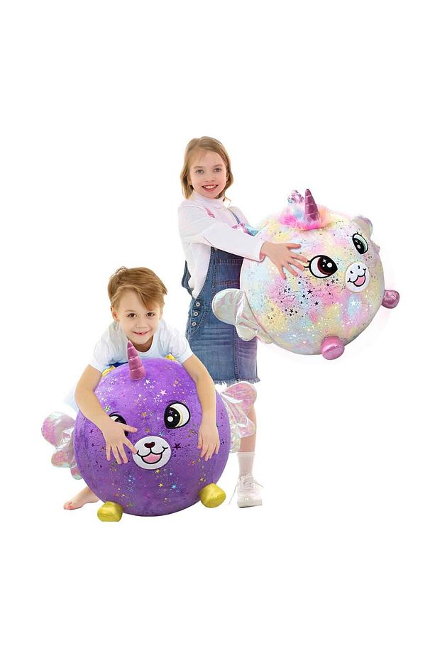 Biggies Şişme Peluş Unicorn XXL Shiny Corns S2 - 6