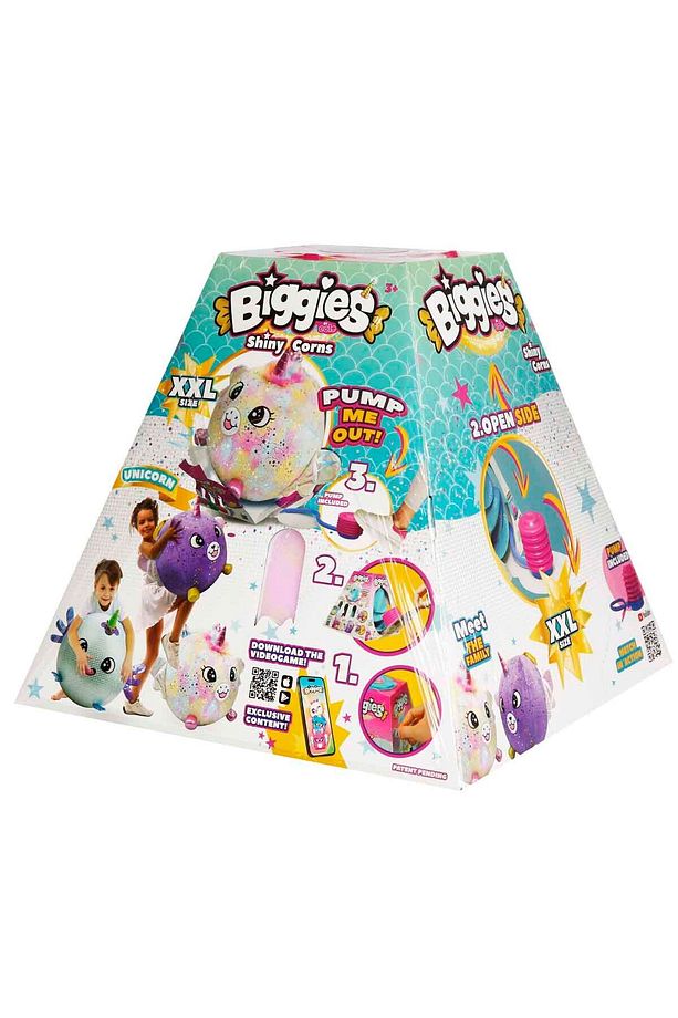 Biggies Şişme Peluş Unicorn XXL Shiny Corns S2 - 9
