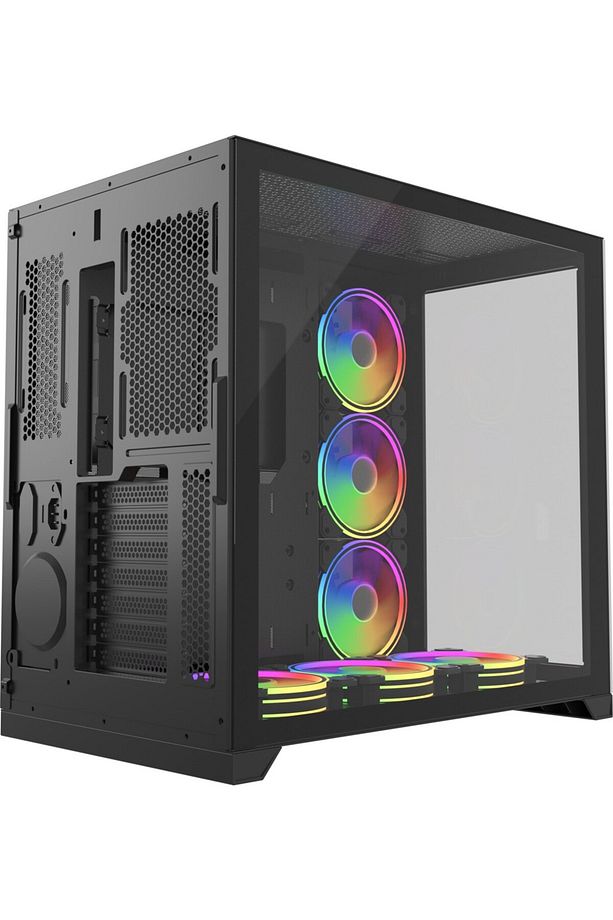 Warcry Evo Argb Temper Cam Type-c Atx Gaming Kasa Kontrolcü Vardır Kumandasız - 5