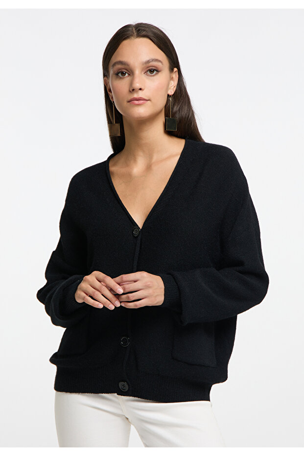 Strickjacke mit Knöpfen - 3