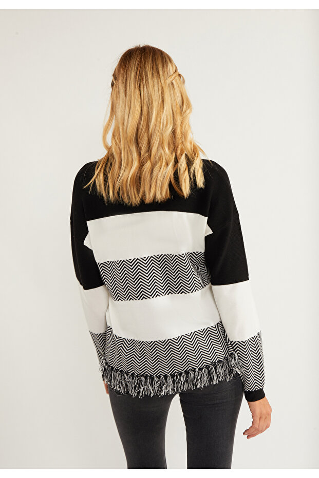 Oversize Strick Pullover - 4