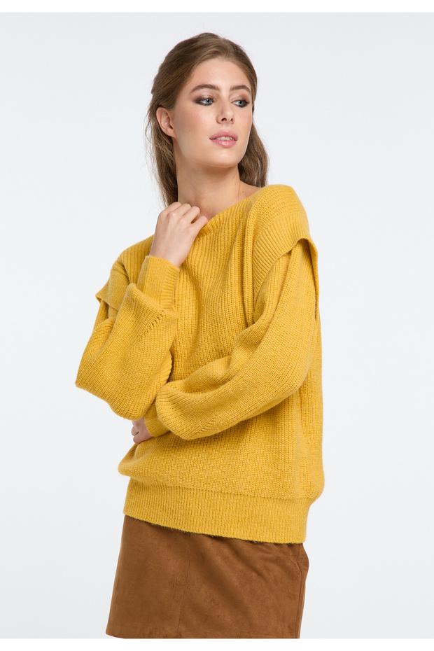 Grobstrick Pullover - 3