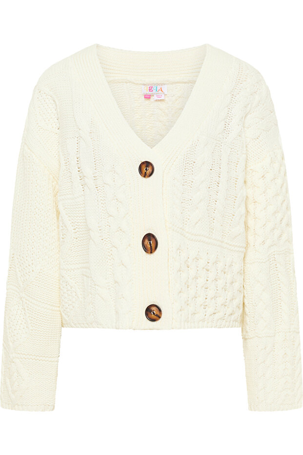 Cropped Strickjacke - 2