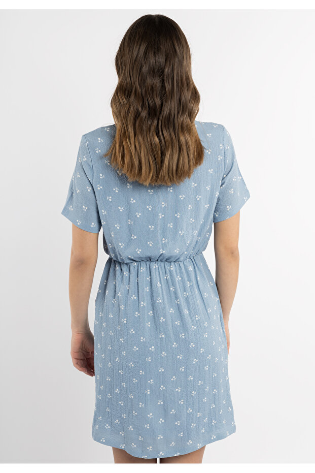 Kleid mit Blütenprint - 4