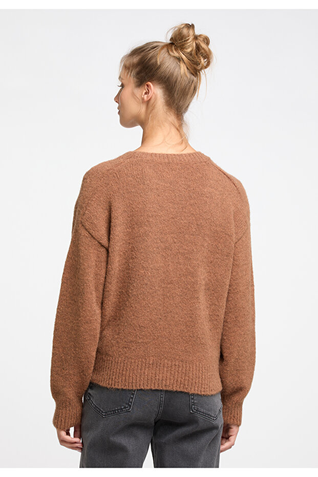 Legerer Strickpullover - 4