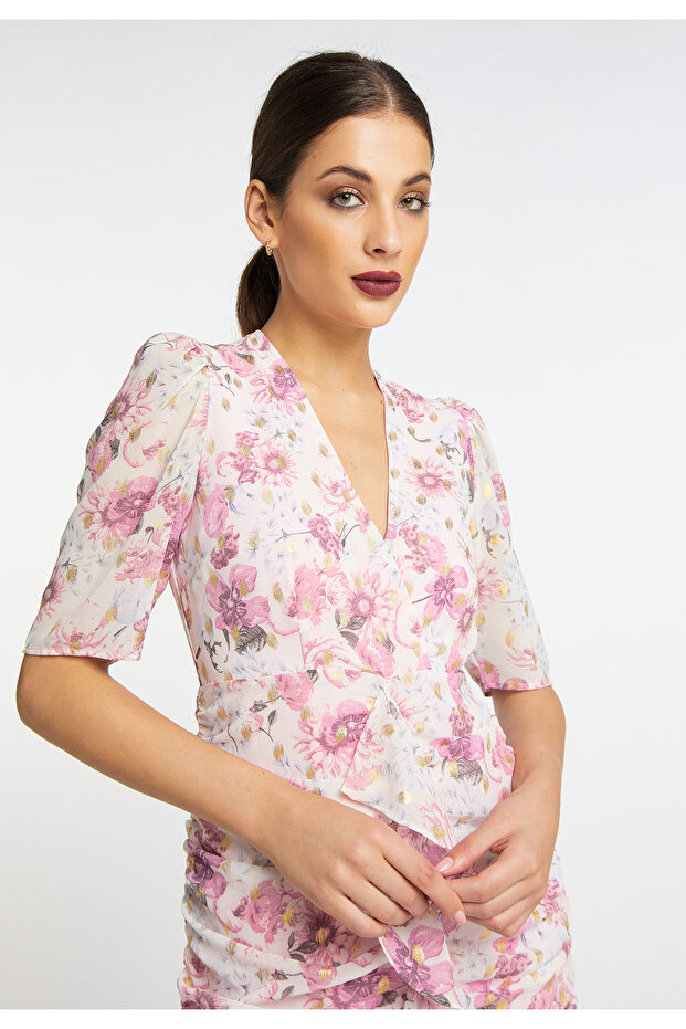 Drapiertes Kleid - 5