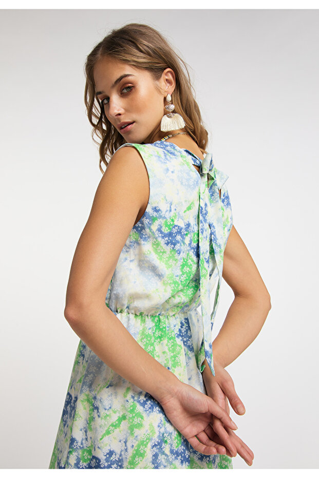 Maxikleid mit Allover-Print - 5