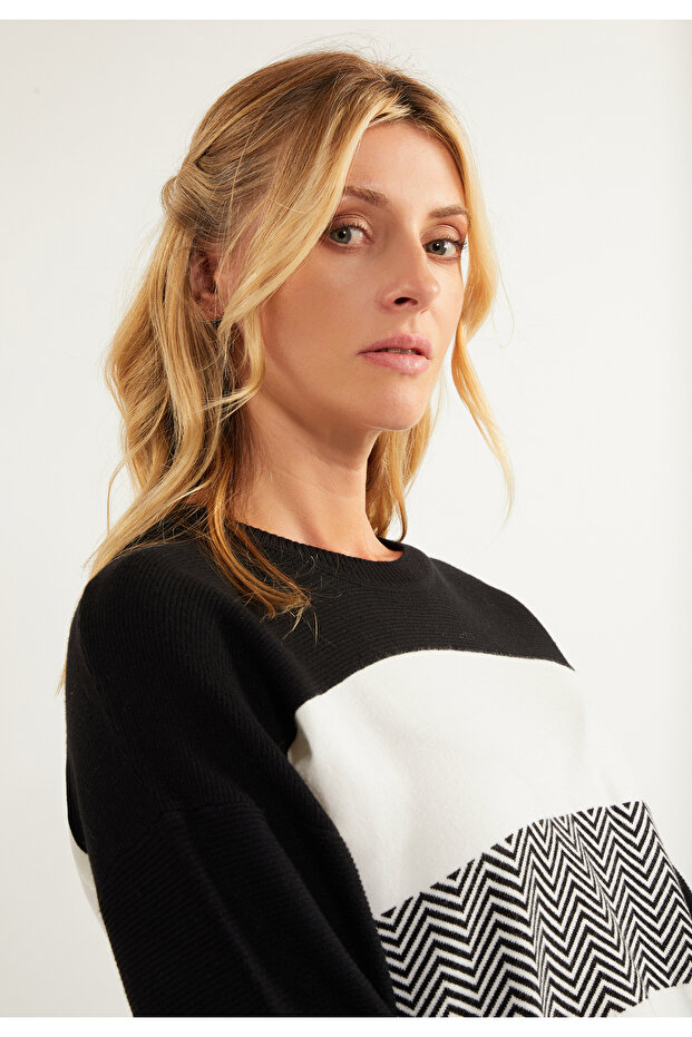 Oversize Strick Pullover - 5