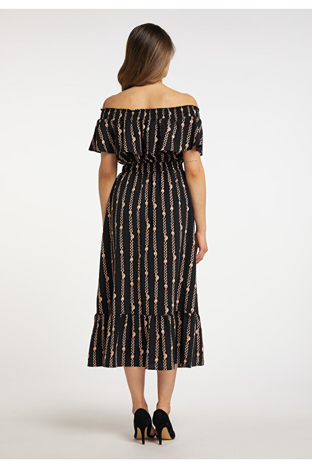 Maxikleid mit Allover-Print - 2