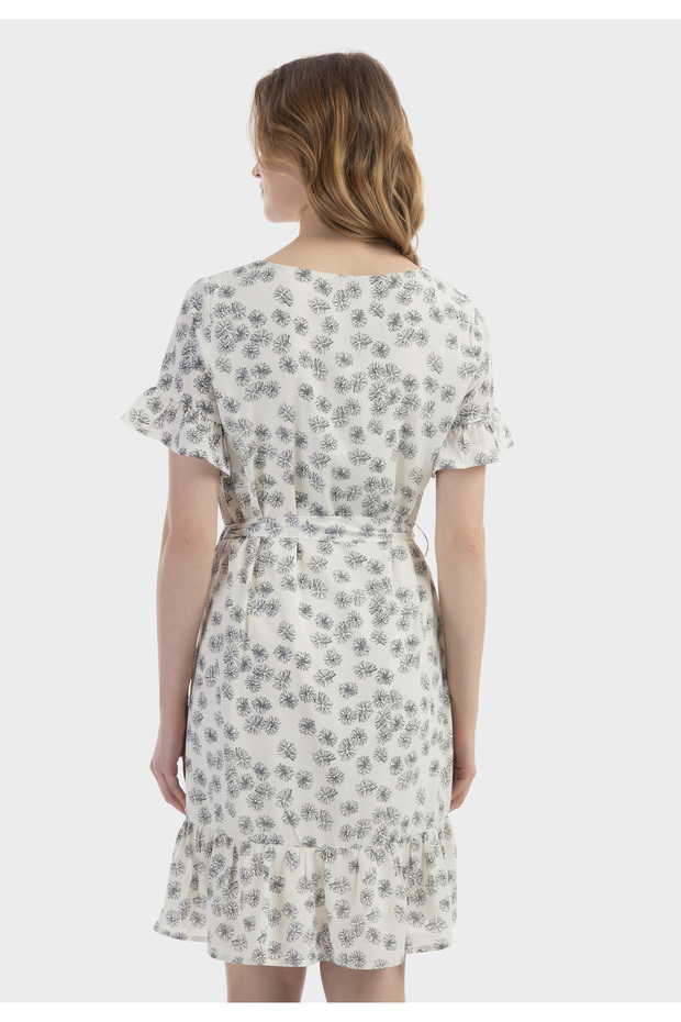 Midikleid mit Rüschen - 4