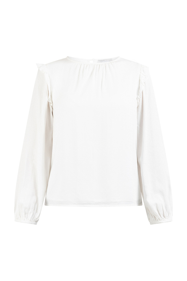 Klassische Langarmbluse - 2