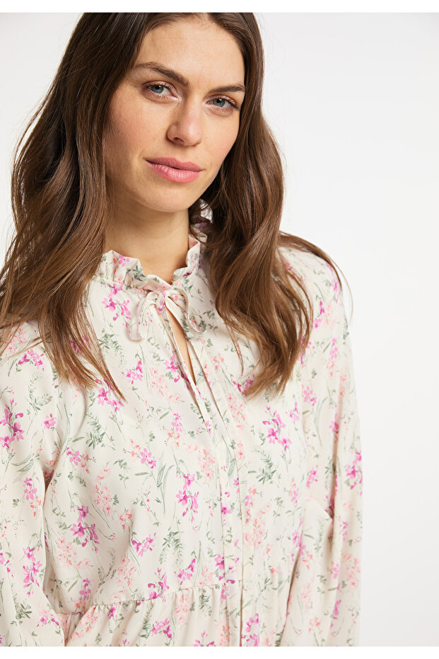 Kleid mit Blütenprint - 5