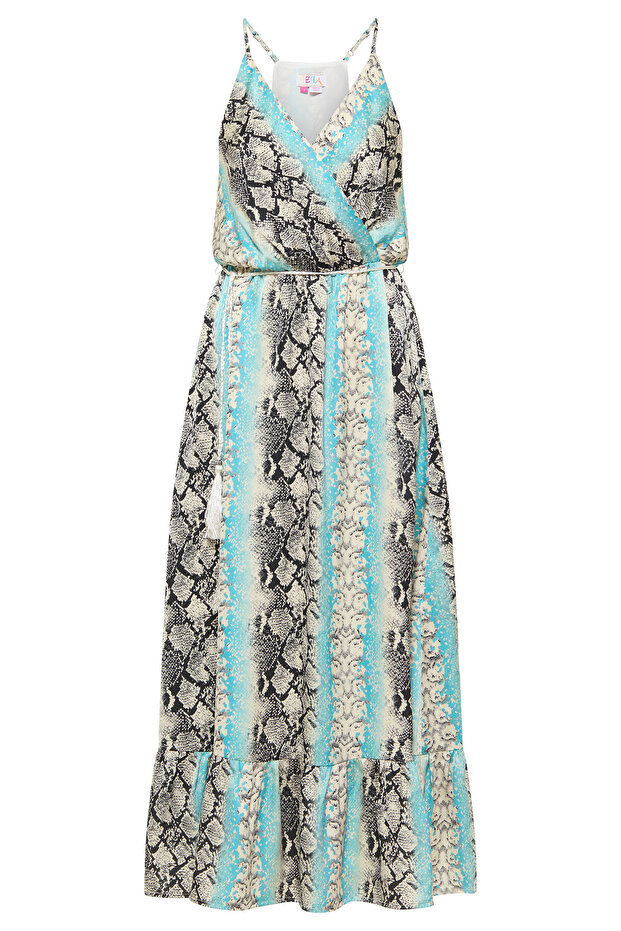 Maxikleid mit Schlangenprint - 3