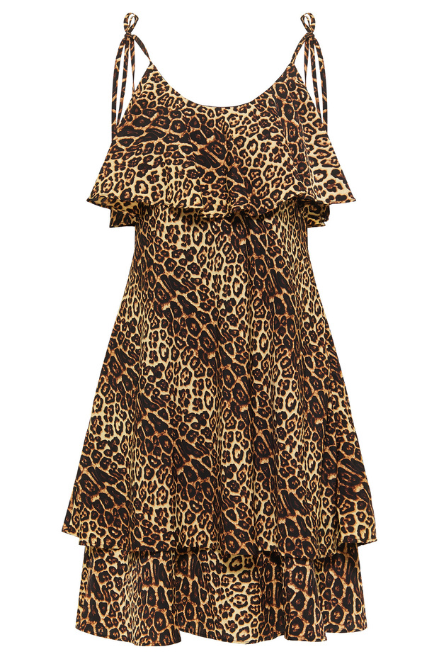 Kleid mit Leoprint - 2