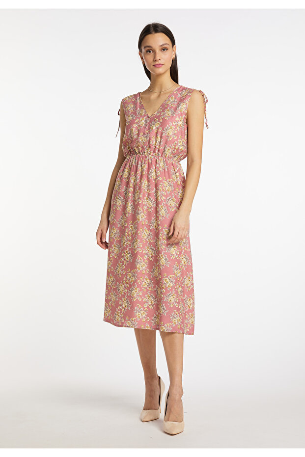 Kleid mit floralem Print - 1