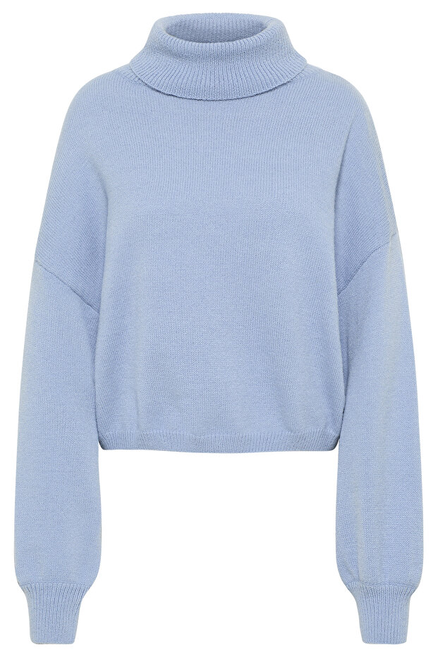 Strick Rollkragenpullover - 2