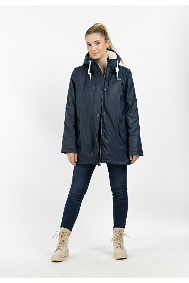 Regenjacke mit Teddyfutter - 1