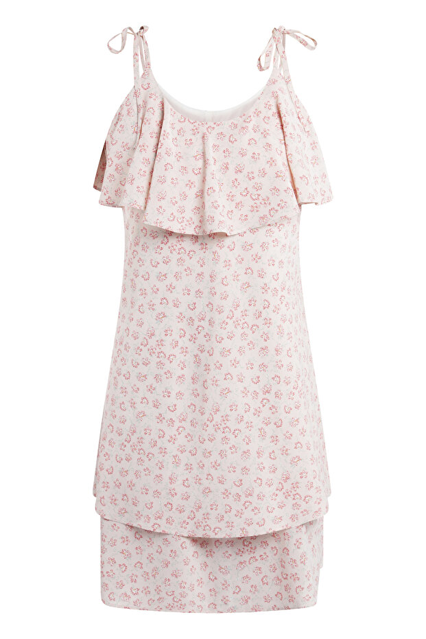 Kleid mit Volant - 2