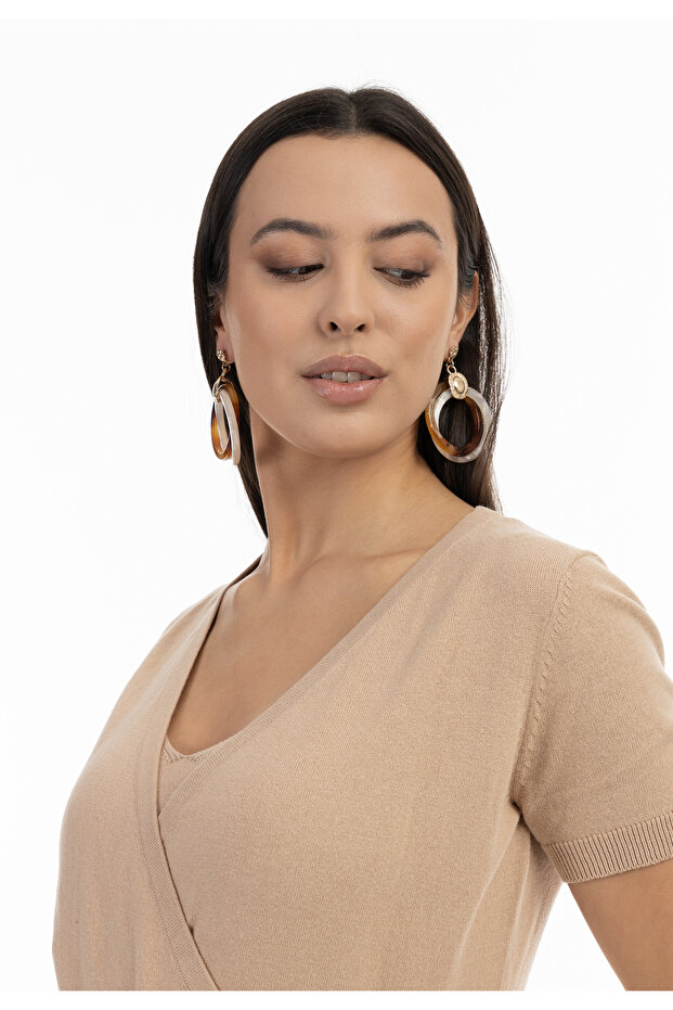 Kurzarm-Pullover - 5