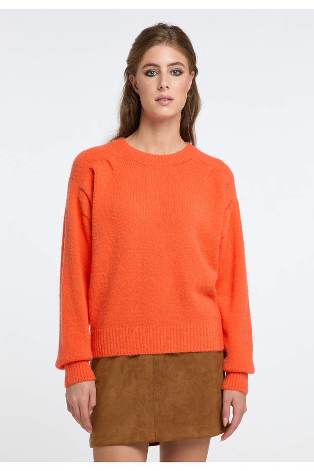 Legerer Strickpullover - 3