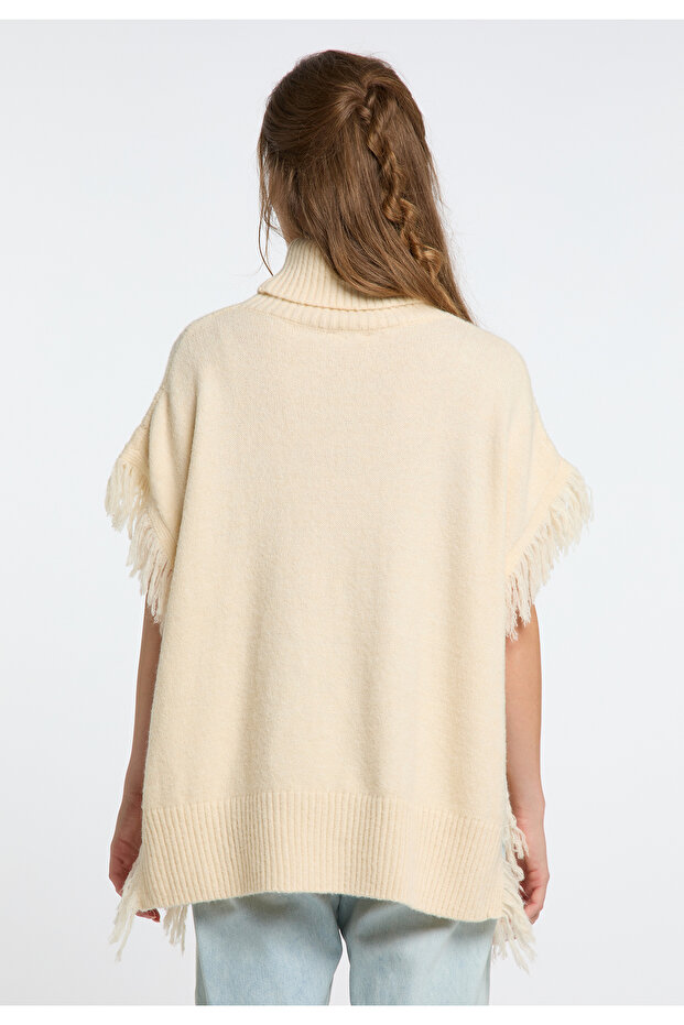 Strick Poncho - 4