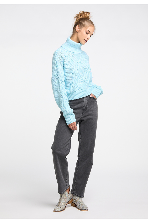 Strick Rollkragenpullover - 1